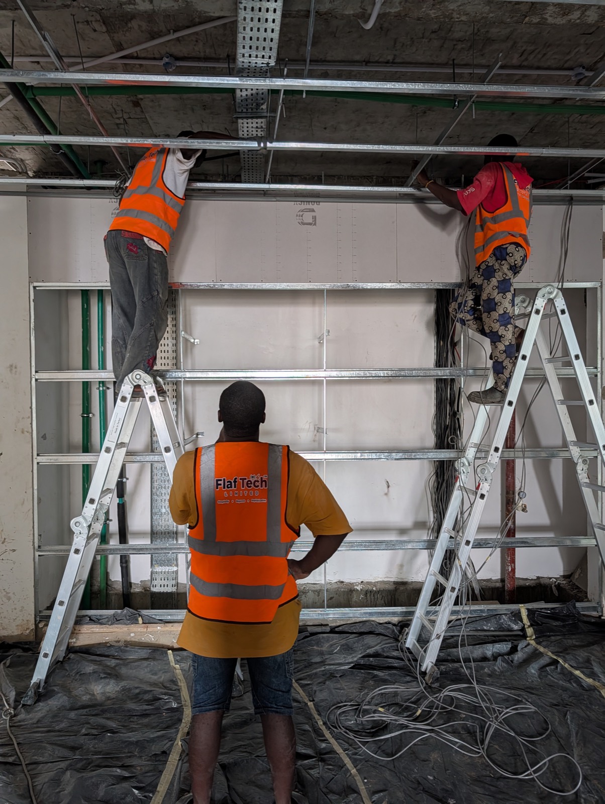Flaf Tech team on site